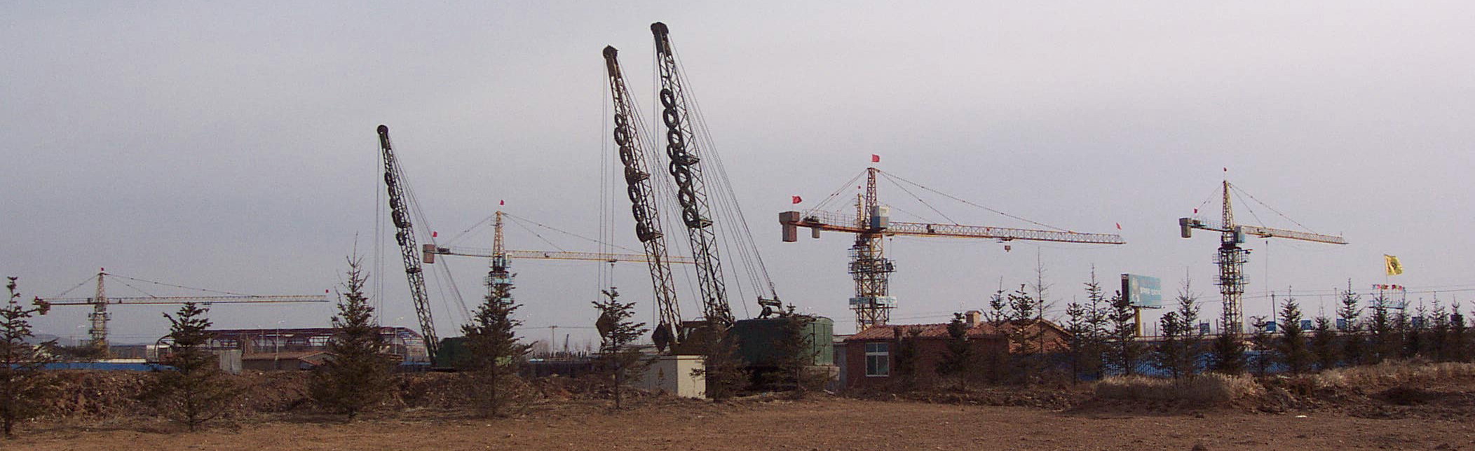 construction cranes